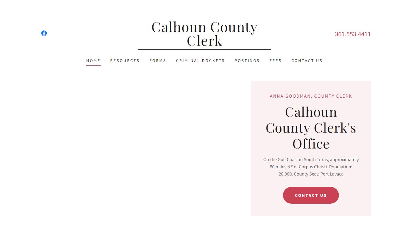 Calhoun County Clerk - Calhoun County - Port Lavaca, Texas