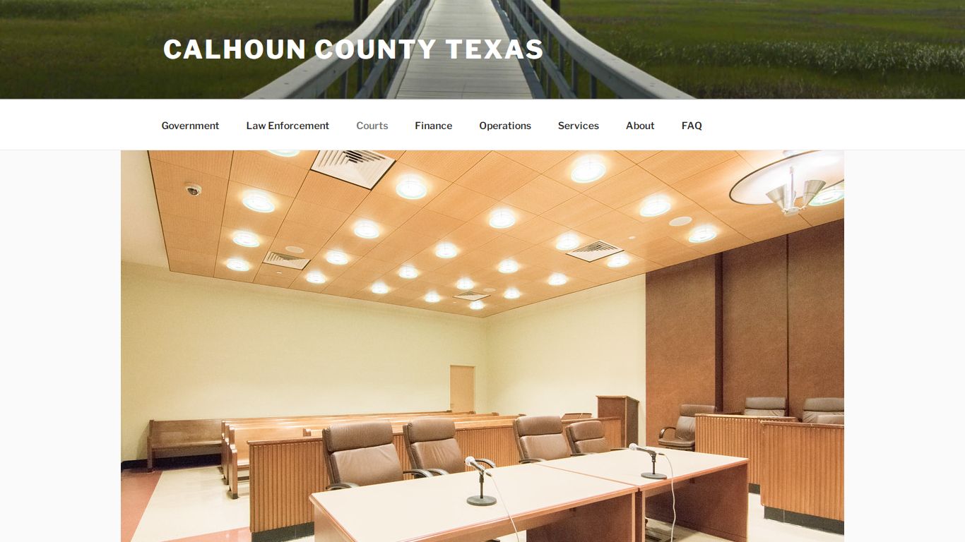 Courts – Calhoun County Texas